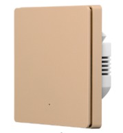 Tuya 1G Zigbee Single Live Line Touch Switch without Capacitor, Optional Neutral Connection, Compatible with Alexa & Google Home